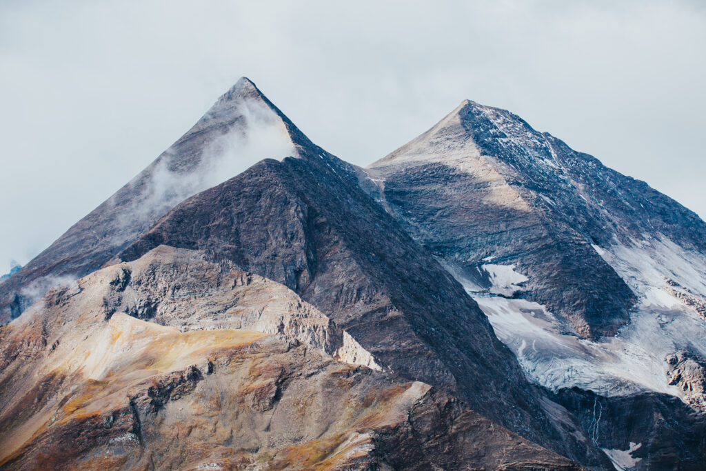 Beautiful landscape from the Grossglockner National Park Hohe Ta